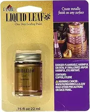 Plaid, Classic Gold 6110 :Craft Liquid One Step Leafing Paint, 0.75-Ounce, Fl Oz (Pack of 1), 7