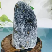 595g Natural Amethyst Geode Mineral Specimen Crystal Quartz Energy Decoration