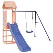 Outdoor Playset Wood Kids Playground Garden Play House Set Swing Slide Backyard
