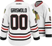 GHOSTWEAR Griswold #00 Movie Hockey Jerseys Stitched Letters and Numbers