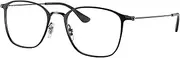[Ray-Ban] RX6466 Eyeglasses Bundle: RX 6466 2904 Matte Black On Black and Universal Anti-slip Silicone Leash, Matte Black on Black