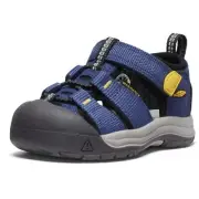KEEN Kids Newport H2 Closed Toe Water Sandals Naval Academy Yellow 6 US Unise...