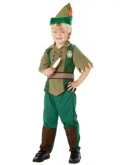 Disney Peter Pan Child Neverland Boys Fancy Dress Up Party Costume