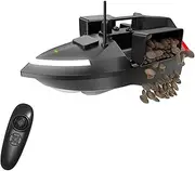 RC Bait Boat Dual Motor for Fishing, GPS Auto Fishing Bait Boat, Remote Control Fish Finder 500m - 2Kg Load, 3 Bait Tanks, Auto Return, Route Correction, Strong Seeking Light