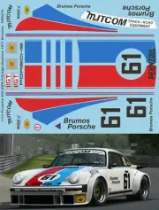 1/12 Decals for Porsche 934 RSR P.Gregg Daytona 1977 Brumos TB Decal TBD373