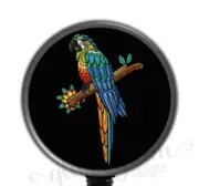 Parrot Badge Holder, Tropical Bird Badge Reel, Parrot Bird Retractable GG6378