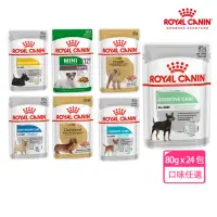 在飛比找momo購物網優惠-【ROYAL 法國皇家】犬專用濕糧餐包85g-24包(歐洲進