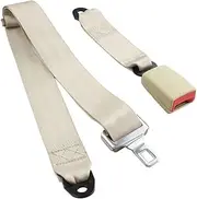 Car Seatbelt Beige Car Seat Belt Extender Seat Belt Extension Seatbelt Stainless Steel Buckle Buckle Extender for Booster Seat Car Safety Belt