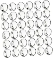 [FOMIYES] Round Button Badge Brooch Pin Blanks for DIY Craft Safety Locking Pin Back Discs for Clothing Hair Accessories Jewelry Making Supplies