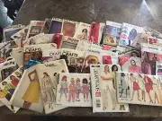 LOT OF 40 SEWING PATTERNS-VARIOUS MAKERS & STYLES-ALL UNCUT - FREE US SHIP #1