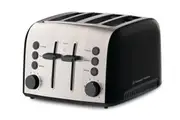 Russell Hobbs Brooklyn 4 Slice Toaster - Black (RHT94BLK)