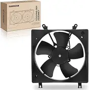 A-Premium Engine Radiator Cooling Fan Assembly Compatible with Select Chrysler, Mitsubishi, Eagle & Dodge Models - Sebring 1995-1999, Avenger 1995-1999, Talon 1995-1998, Eclipse 1995-1999