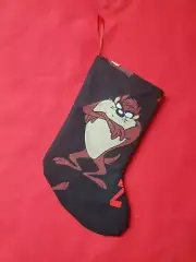 Christmas Stocking Handmade Lined 9.5" Taz Tasmanian