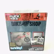 Flick Trix Bike Shop Sunday Display Case and Red BMX Bike BMX