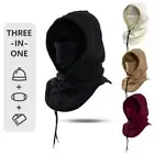 Windproof Fleece Hood Hat Polar Fleece Balaclava Ski Mask Winter Hat Women Men