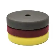 Premium 7in Sponge Buffing Pads for Car Detailing Set of 3 Polishing Discs For