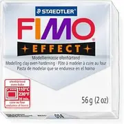 (1 Pack) - STAEDTLER FIMO Effect Translucent (014) FIMO Effect Polymer Modelling Moulding Clay Block Oven Bake Colour 56g (Pack of 1)