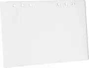 TEMPNAP Elegant Frosted Acrylic Journal Cover Binder Travel Notebook Multi-Purpose Planner Case for School Office