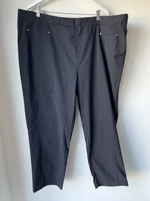 AUTOGRAPH Women’s Black Stretch Pull On PANTS Plus Size 26 BRAND NEW RRP $99.99