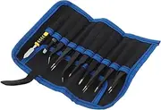 LOORGVEL 10pcs Tweezers Set Anti-static Precision Tweezers Portable Stainless Steel Repair Tools For Jewelry Watchmaking Electronics