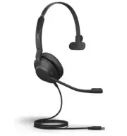 Jabra Evolve2 30 MS Wired Headset, USB-C, Mono, Black - Lightweight, Portable
