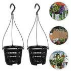 Breathable Mesh Net Pot Breathable Design High-Quality Plastic For Balconies