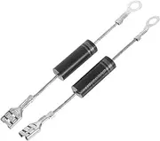 WHAMVOX 2pcs Diode Repair Universal Replacement High Voltage Oven Accessories Oven Replacement Part Microwave Replacement Microwave Oven Voltage Parts Rectifier Kit Replacement Parts Metal