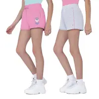 在飛比找蝦皮購物優惠-現貨特賣 Fila男女兒童Logo短褲二件組｜運動短褲休閒褲