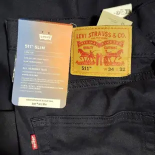 好市多 LEVI’S 511系列 Slim Fit All Seasons Men's Pants男修身長褲 levis