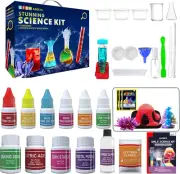 Kids Science Kit – 120+ STEM Experiments with Volcano, Crystals & Chemistry