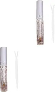 VINTORKY 2pcs False Eyelash Glue Lash Cluster Adhesive Quick Dry Odorless for Beautiful Makeup