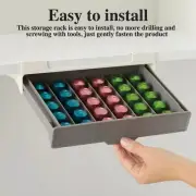 1x Coffee Capsule Storage Drawer, Plastic Coffee Pod Holder, 30 Capsule Capacity