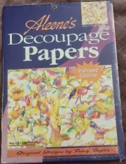 Aleene's Decoupage Papers Birds In A Peach Tree Vibrant Colors