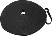 Plant Ties 131ft, Reusable Nylon Hook and Loop Tape for Climbing Plants, Garden Strap Supports for Flowers, Vines, Tomatoes, Branches, Cable Wire (Black)