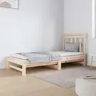 vidaXL Pull-out Day Bed without Mattress 2x(90x190) cm HEE