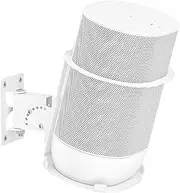 Protective Metal Speaker Mount for Sonos Move and Sonos Move 2 Wall Mount with Tilt & Swivel Adjustment Speaker Wall Mount Hook for Sonos Move 2 Mount Bracket of Indoor/Outdoor Usage, White