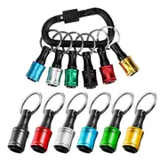 Hex Shank Quick Release Keychain Screwdriver Drill Bit Extension