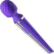 FUNDURABLE Personal Massager for Women and Men - Handheld Cordless and Powerful Wand - 8 Speeds 20 Vibrating Patterns USB Rechargeable, Body, Neck, Back & Shoulder