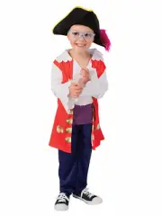 WIGGLES CAPTAIN FEATHERSWORD DELUXE PIRATE BOY COSTUME CHILD TODDLER SMALL