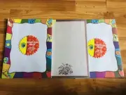 Lot of 3 Computer Printer Paper 40 Sheets School and Flower Theme 120 Count