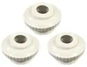 Pooline Eyeball Jet 1.5" Threaded to 3/4" White Adjustable 3 Pack