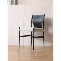在飛比找ETMall東森購物網優惠-北歐輕奢餐椅家用現代簡約馬鞍皮餐椅靠背椅極簡設計師椅子