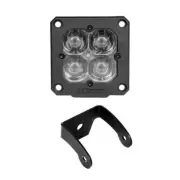 Fits XK Glow Flush Mount XKchrome 20w LED Cube Light W/ RGB Accent Light - Fog
