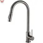 WELS Gun Metal Grey 2 Mode Pull Out Kitchen Tap Laundry Sink Mixer Swivel Faucet