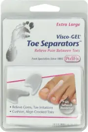 Visco-Gel Toe Separators - Single Unit for Enhanced Comfort and Alignment