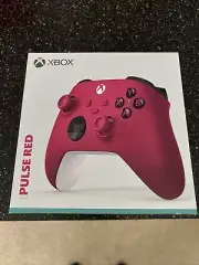 Xbox Wireless Controller Carbon Pulse Red, Bluetooth Connect, Wireless Microsoft