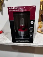 GE Steelbeam Fluorescent Lantern Battery Camping Outdoor Emergency Blackout NIB