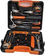 75-Piece Tools Kit – Portable Carry Case, Carbon Steel Tool Set, Hand Tools, Tool Kit