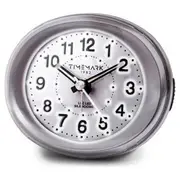 Analogue Alarm Clock Timemark Silver 9 x 9 x 5.5 Cm 9 x 9 x 5.5 Cm