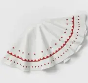 New 48" Scandi Pattern Printed Christmas Tree Skirt Red White - Wondershop™